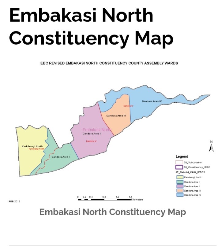 Embakasi North Map
