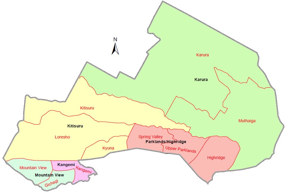 Westlands Constituency, IEBC March 2012
